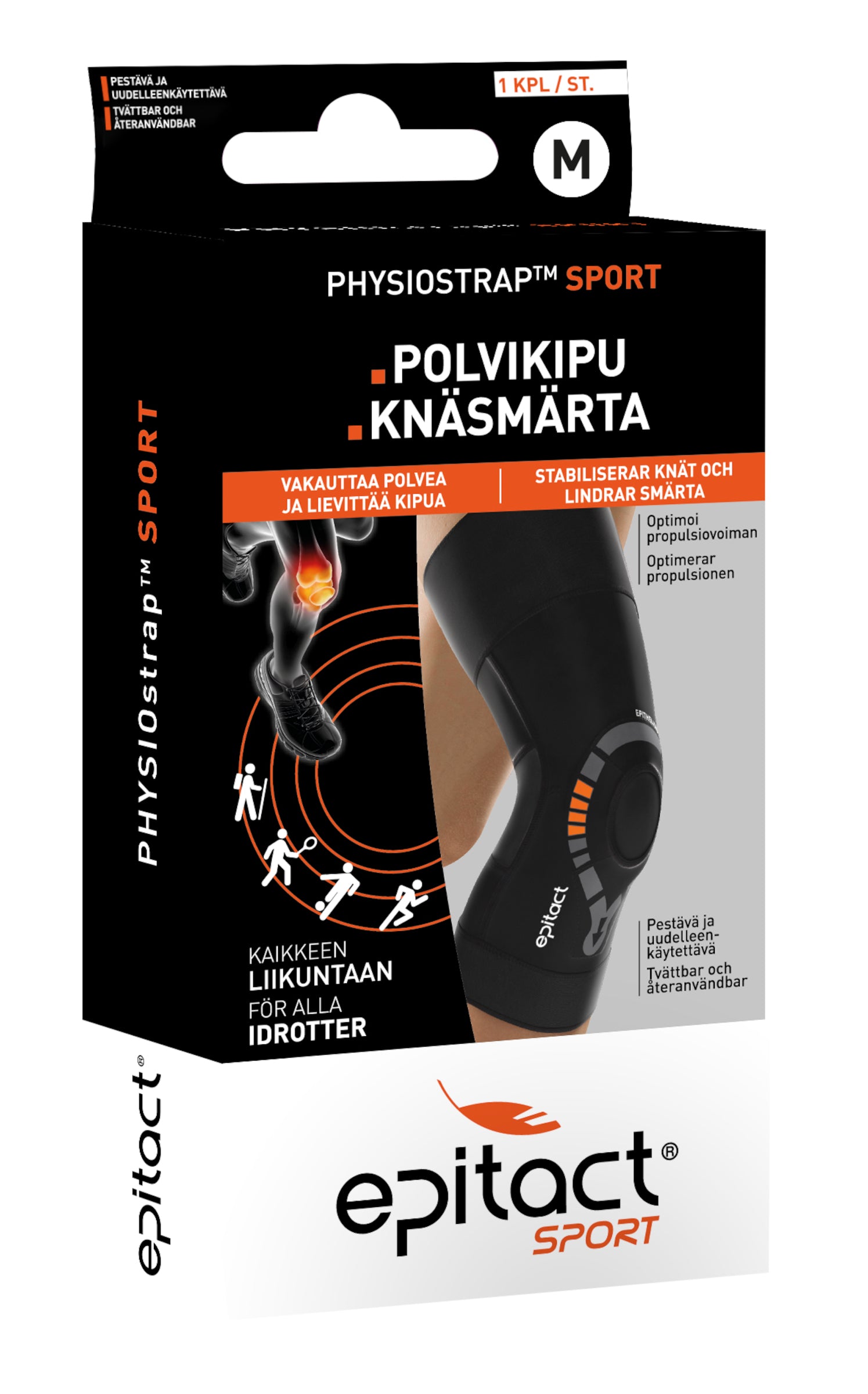 Epitact PHYSIOstrap™ Sport Knästöd